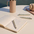 Parker IM Monochrome Ballpoint Pen, Champagne Finish, Medium Point, Blue Ink, Gift Box Included