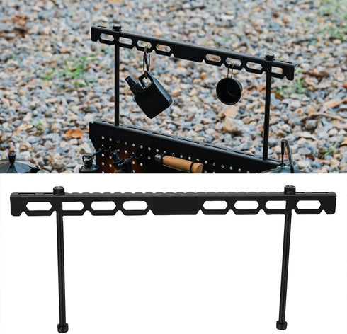Alomejor Over the Door Hooks, Aluminum Alloy Portable Table Side Extension Rack for Camping and Picnics with Enhanced