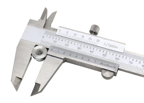 Vernier Caliper Precision Measuring Tool, Durable Stainless Steel, 0-6 Inches/0-150mm