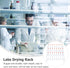 Baluue Laboratory Drying Rack - Test Tube Rack for Glassware Cleaning, Desk Top Lab Supply