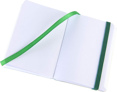Pentalic 3" x 4" Pocket Sketchbook Traveler Journal, 160 Pages, Green