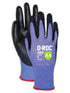 MAGID Touchscreen Level A4 Cut Resistant Work Gloves, 1 PR, Polyurethane Coated, Size 8/M, Reusable