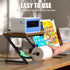 Label Holder for Rolls and Fan-fold Labels, Shipping Thermal Label Holder for Desktop Thermal Printer, Thermal Printer