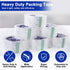 Clear Packing Tape, 24 Rolls Heavy Duty Packaging Tape with Dispensers, 2" x 65 Yards Per Roll, 1560 Total Yards