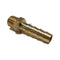 1/4" Hose ID to 1/8" Male BSP Straight Brass Fitting - Fuel/AIR/Water/Oil/Gas (Qty 01)