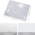 Mouse Pad Diamond Silver Glitter Sparkle, Bling Desk Accessories Gaming Rubber Pads for Laptop