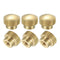 uxcell 6Pcs Knurled Thumb Nuts, M3 x D10mm x H8mm Brass High Head Fasteners for 3D Printer Parts