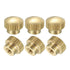 uxcell 6Pcs Knurled Thumb Nuts, M3 x D10mm x H8mm Brass High Head Fasteners for 3D Printer Parts