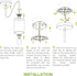 60W E26 120V Dimmable, Bulbs ASD Single Mini-Pendant Ceiling Light Fixture | Socket | LED/CFL/Incandescent Compatible