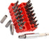Cazlangtvy 33 Set, Set 1/4" Castuvy pcs Screwdriver Bit Security Bit Tamper Proof of Shank, Torx Screwdriver Bit, Star