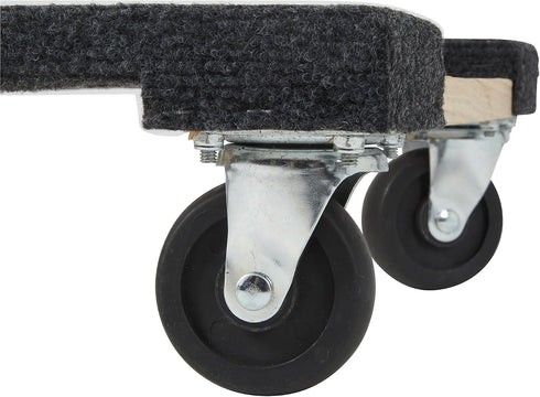 16in.L 16in.W, 1000-Lb. Ironton Carpeted Hardwood Carpeted Mover's Dolly, x Capacity
