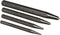 Mayhew Tools 62215 Center Punch, Black Oxide Finish, 4-Piece Set