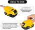 Power Wheel Adapter for Dewalt 20V Battery with Fuse & Wire terminals Work with for Dewalt DCB205 DCB206 DCB200 Lithium Battery Power Wheel Battery Converter for Rc Car, Robotics, Rc Truck,DIY use by Crivnhar