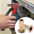 Moicstiy 25Pcs M8 Bulbed Steel Multi Grip Rivet Nuts Pre Shank Zinc-Plated Flat Head Threaded Insert Nut Construction