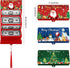 Haomax 3PCS Envelopes,10 Christmas Cash Gift Slots Christmas Money Holders for Cash, Xmas Surprise Card Holder