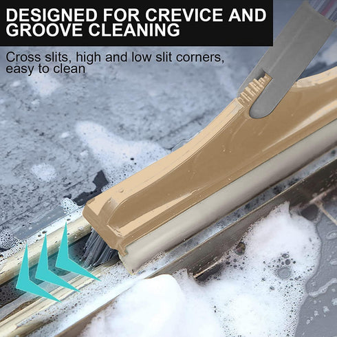 2 1 53.5" 120Rotating in Cleaning Floor Scrub Brush Floor Brush Scrubber New Upgraded Long Handle Grout Brush Scrape
