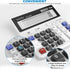 Desk Calculator, 12 Digit Extra Large 4.3-Inch LCD Display, Two Way Power, Big Buttons for Office Use