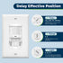200W 150W TOPGREENER Occupancy/Vacancy PIR Motion Sensor Light Switch, CDS Sensor with Learning Function, No Neutral No