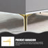 4pcs Titanium Finish Metal Furniture Support Feet Sofa Legs Steel Cabinet Table Legs for Bedside Cabinet and Bathroom