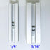 1/4"-20 Threaded Steel Roll in T-Nut with Ball Spring, T-Slot Nuts for 10 Series Aluminum Extrusion Profiles