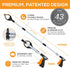 43" 2-Pack EZPIK Pro Foldable Grabber Reacher Tool for Seniors - Grabbers for Elderly Reaching Tool Heavy Duty Pickup