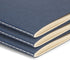 Blue Summit Supplies Executive Journals, 3 Pack Journal Set with Lined Paper and Dark Blue Linen Cover