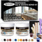 Tile & Fiberglass Quartz Countertop Repair Kit for Cracks Chips Dents, Almond Biscuit Bone, Granite & Tub Repair Kit