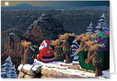 Stonehouse Collection Grand Canyon Christmas Cards, 18 Western Cards & 19 Envelopes, Arizona Southwest