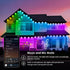 50ft 200+ IP67 KSIPZE Permanent Outdoor Lights for House, Smart RGB+IC Eaves LED Lights with App & Button Control