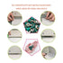 50 Set Cam Lock Fasteners Kit, 3-in-1 Furniture Connecting Hardware with Pre-Inserted Nut, Eccentric Wheel, and Dowels