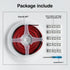15Pack 2pin LED Strip Connector with 32.8ft Wire - Tighten Screw Terminal Blocks for 5-24v LED Tape Light (2P-8MM)