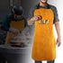 23x35 inches Leather Welding Apron, Flame & Spark Resistant Bib, Safety Smock, Protective Clothing Gear