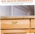Bow Cabinet Handles Stylish Brass Pull Knobs for Wardrobes Shoe Cabinets Bedside Tables Decorative Bow Design Furniture