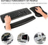 RICHEN Keyboard Wrist Rest Pad and Mouse Wrist Rest Support Set, Ergonomic Support for Easy Typing & Pain Relief