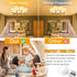 LED Bulb 120V, 40W Equivalent, A15 Warm White 2700K Energy Saving Bulb, E26 Medium Screw Base, 4 Pack