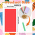 Larrel 110 Pcs Mini Scroll Paper, Colorful Lucky Wish Paper Mini Stationary Writable Message Papers for Birthday