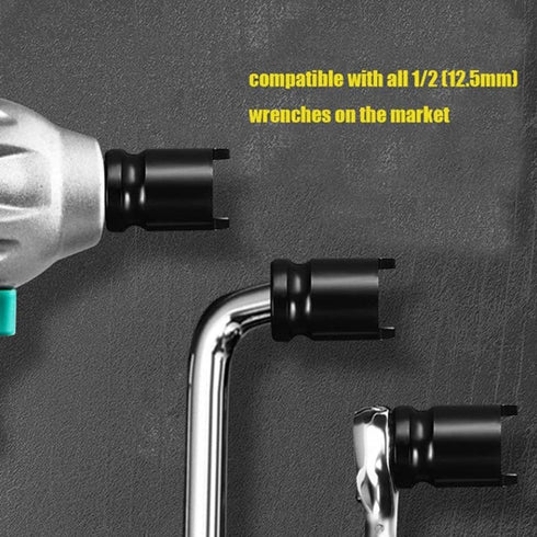 1Pc Angle Grinder Socket Wrench for Fast Removal of Flange Nuts, Electric Spanner Power Tool Accessories