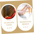 2pcs Luxshiny Sturdy Shoe Shaper Stands Shoe Rack Holders for Boot Rack Entryway High Heels Display Holder
