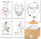 C2U Funeral Thank You Cards with Envelopes(20 Pack 4"x6"),Stickers & Message Inside