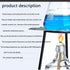 Dental Alcohol Lamp, Glass Alcohol Burner Lamp for Lab or School Chemistry, Heating Equipment with 5 Replacement Wicks