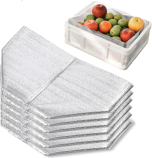 Smilco Thermal Box Liners - Reusable Insulation Bags, 6 PCS for Lunch & Shopping Bags, Waterproof Insulation