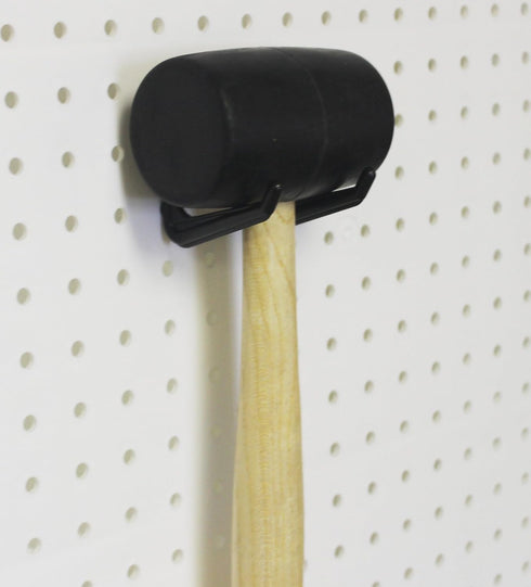 WallPeg Pegboard Bin & Peg Hook Assortment Set, 4 Yellow Bins with J, L, and Jumbo Style Hooks for Organizing