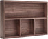 pandapark Black Walnut Wood Organizer Tray, Desk & Drawer Storage Box for Office Supplies