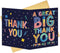 Qiliji Large Thank You Card from Team Group, Jumbo Gratitude Note Cards Gifts