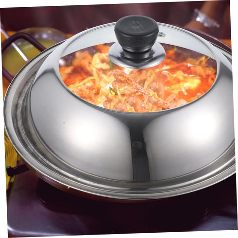 Universal Stainless Steel Pot Lid for Cooking and Steaming