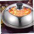 Universal Stainless Steel Pot Lid for Cooking and Steaming