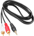WITOMAERN 3.5 mm 2 5 Solo5 15 20 QC2 QC15 2 3 to RCA Stereo Cable Audio Cord Compatible with TV Soundbar Sound Home