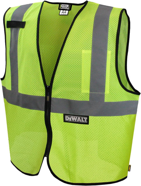 DEWALT DSV220 Class 2 Economy Mesh Vest Green Size M