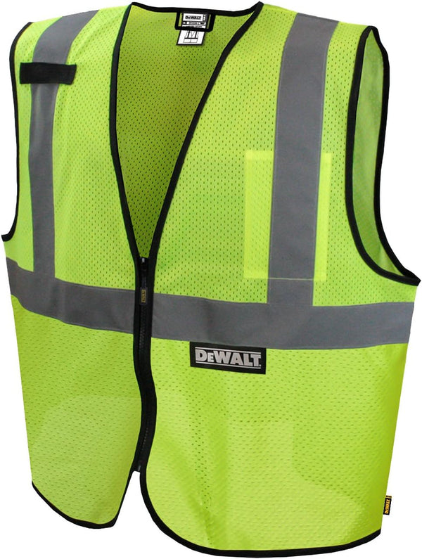 DEWALT DSV220 Class 2 Economy Mesh Vest Green Size M