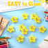 Spakon 100 Pcs Inspirational Star Erasers Bulk for Kids, Mini Fun Motivational Rubber Erasers for Classroom